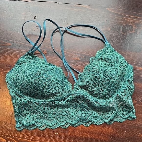 Auden Green Lace Bralette - Picture 1 of 3
